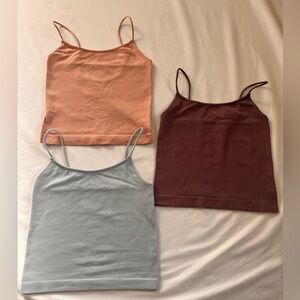 American Eagle Outfitters tanks bundle - Peach, purple, Light Blue